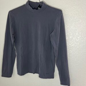 Vtg Patagonia Organic cotton turtle neck long sleeve pullover shirt large purple